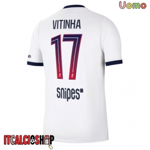 Paris Saint-Germain Vitinha #17 Seconda Maglia 2026-27 Manica Corta